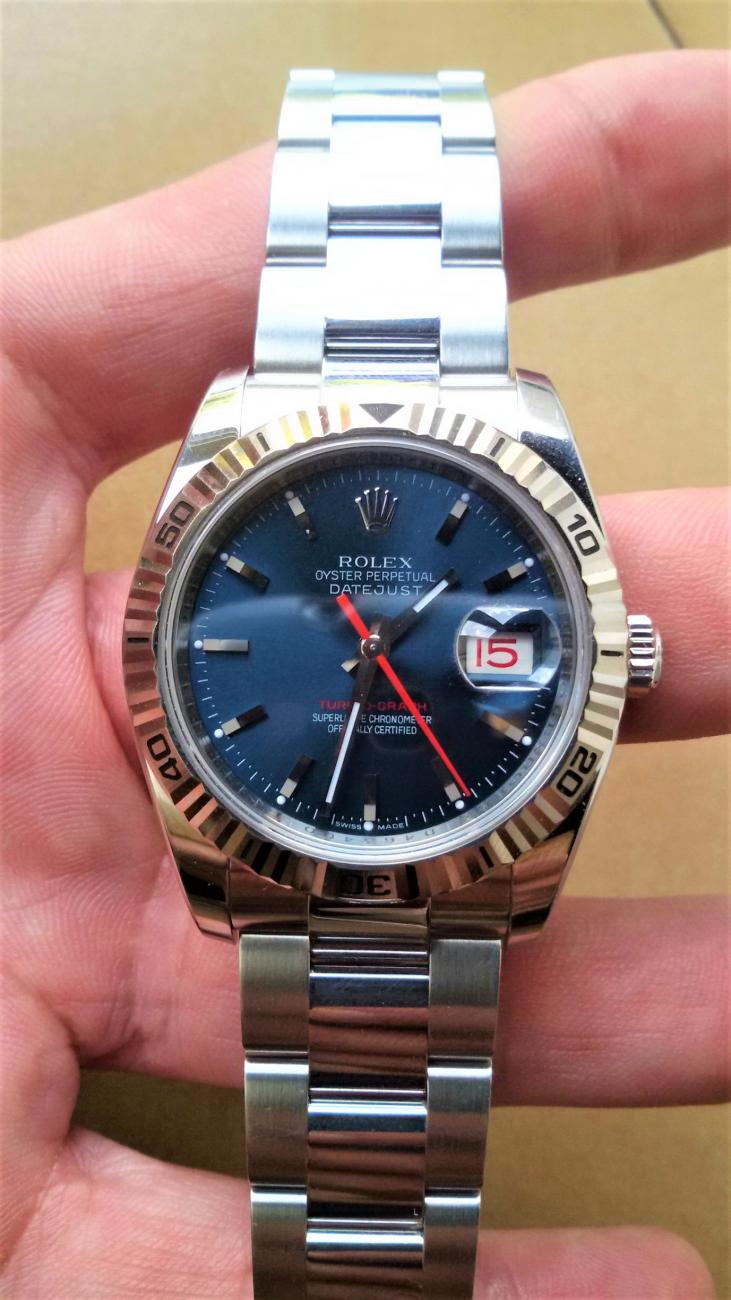 Prezzo equo Rolex datejust vetro plexi nel 2018