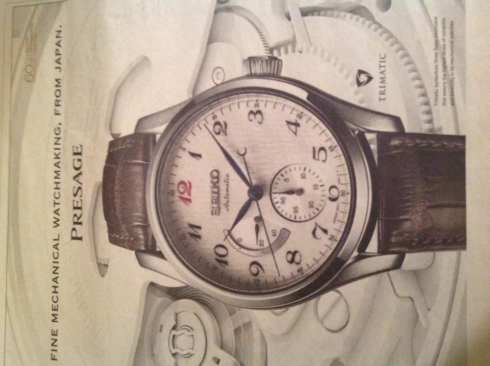 Seiko best sale presage trimatic