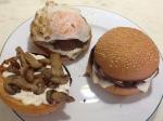 #hamburger #funghi #uovo