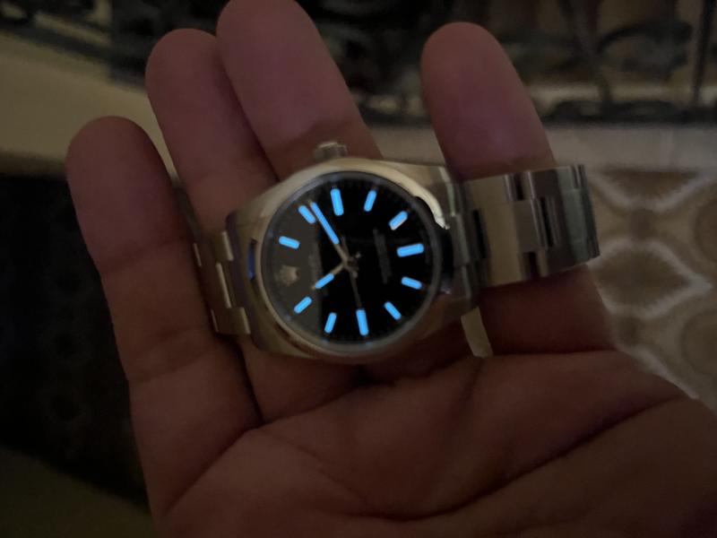 Luminescenza Rolex Oyster Perpetual 34mm
