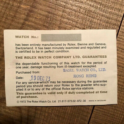 Garanzie rolex false top