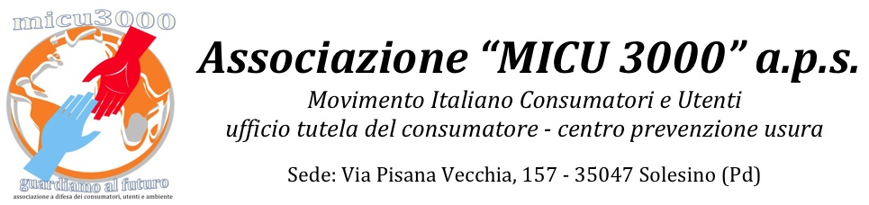 Micu3000 - Movimento Italiano Consumatori e Utenti