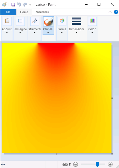 file risultato dello script al 400%