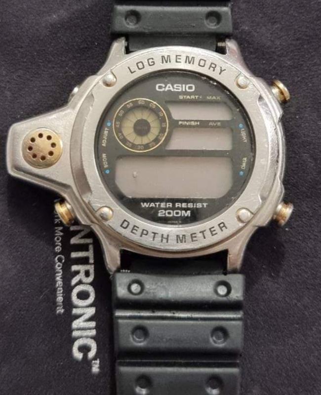 カシオ DEP-500 ダイバーズウォッチ動作未確認ジャンク扱い - 腕時計 