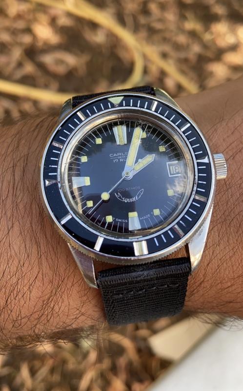 Orologio squale hotsell vintage