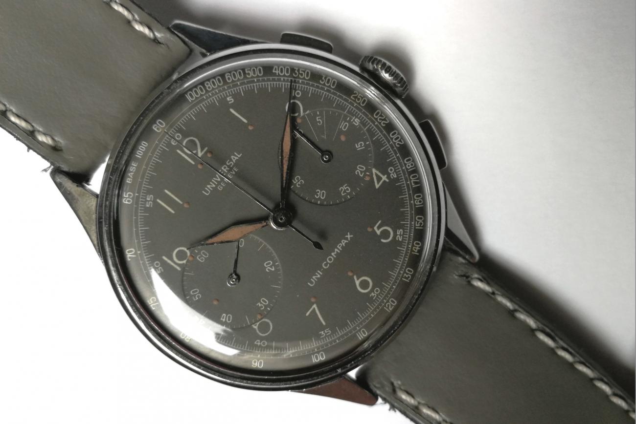 U G Unicompax Con Quadrante Inusuale Orologi Vintage