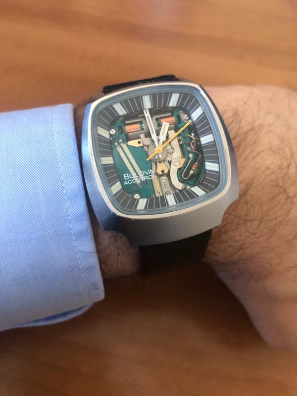 Bulova accutron spaceview anniversary 1975 deals