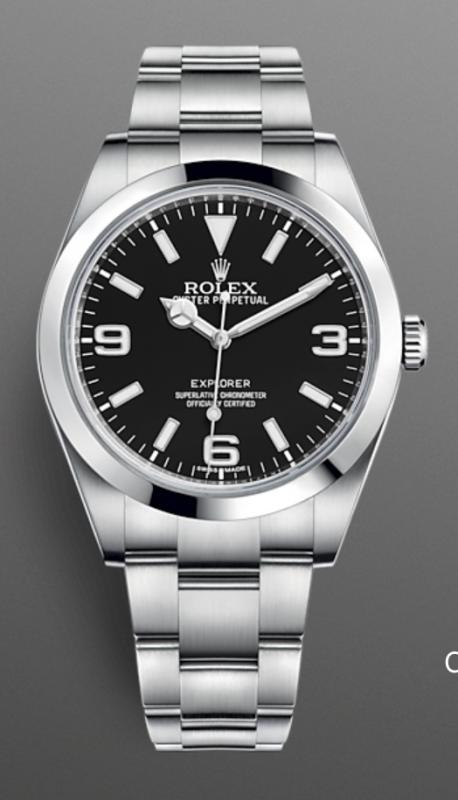 Rolex explorer vs oyster perpetual 39 deals