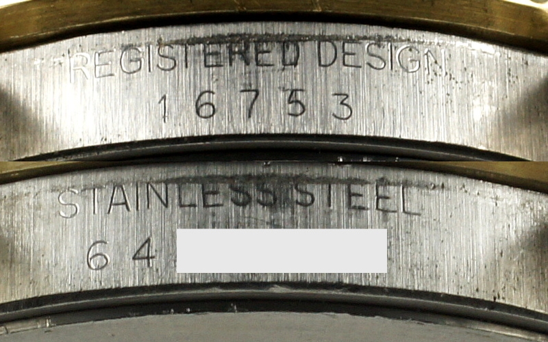 Rolex registered design store