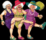 Donne anziane che ballano