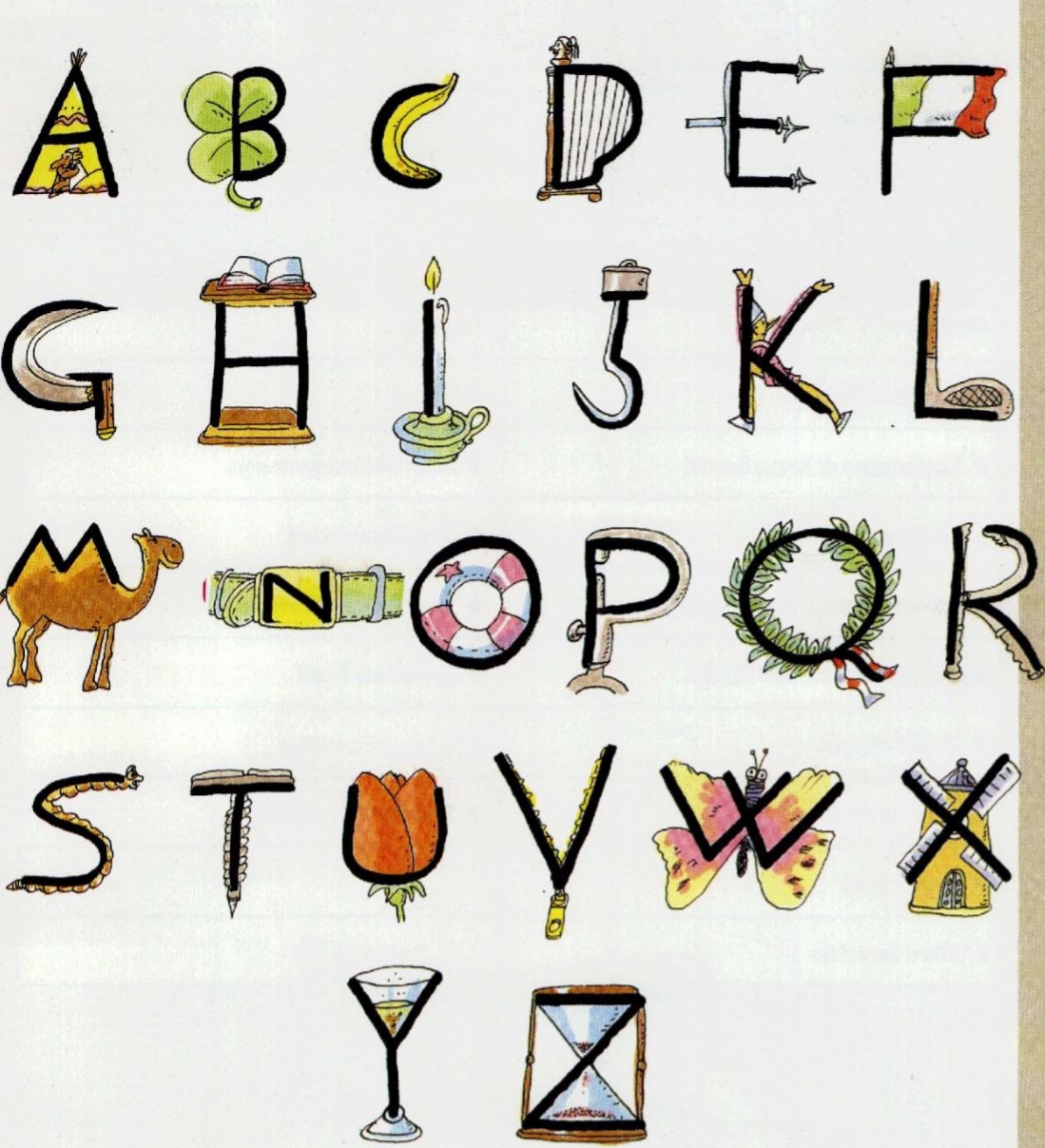alfabeto visivo