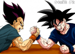 VEgEta et Goku Bras de Fer