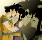 Goku kiss Chichi