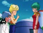 bulma e i suoi genitori