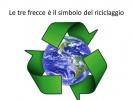 Le+tre+frecce+è+il+simbolo+del+riciclaggio