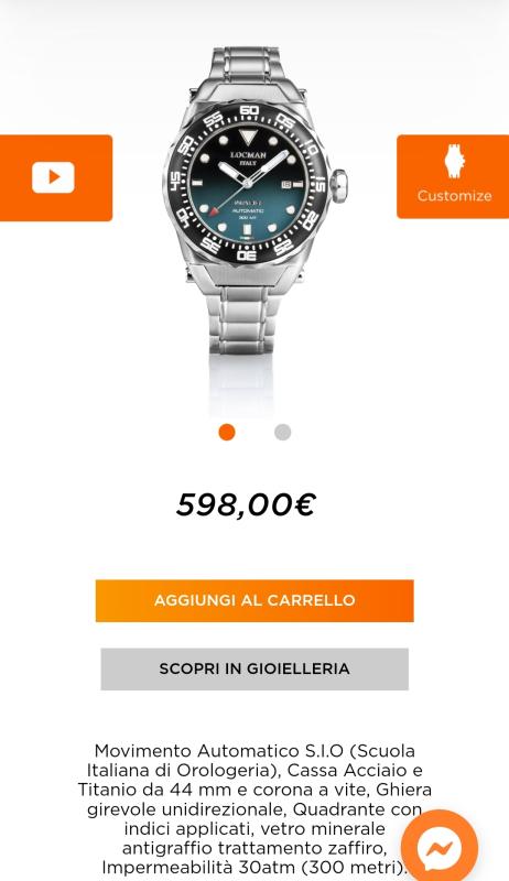 Locman Mare 300 MT movimento di manifattura
